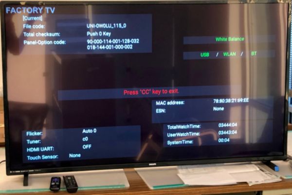 Factory reset Tesla TV 