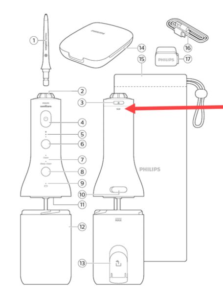 ノズルリリースボタンから水漏れしている