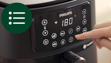 How to use presets on my Philips Airfryer?