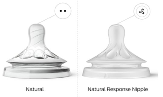 Cómo puedo saber las diferencias entre las tetinas Natural de Avent?