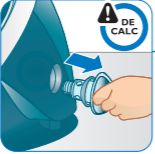 Easy decalc-drejeknap