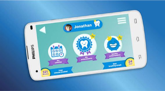 Sonicare For Kids app calendar