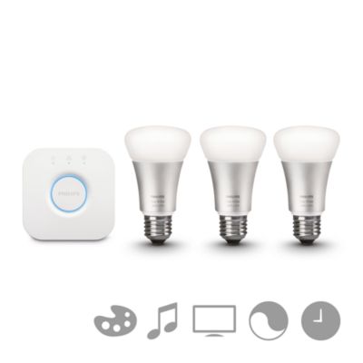 White And Color Ambiance Starter Kit E26 046677456214 | Philips