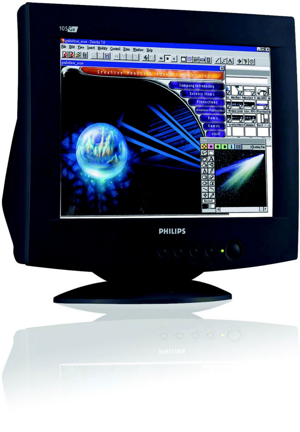 Crt Monitor 105g78 05 Philips