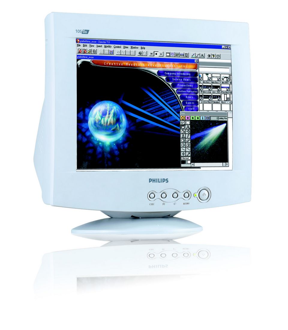 Monitor CRT 105S61/77 Philips