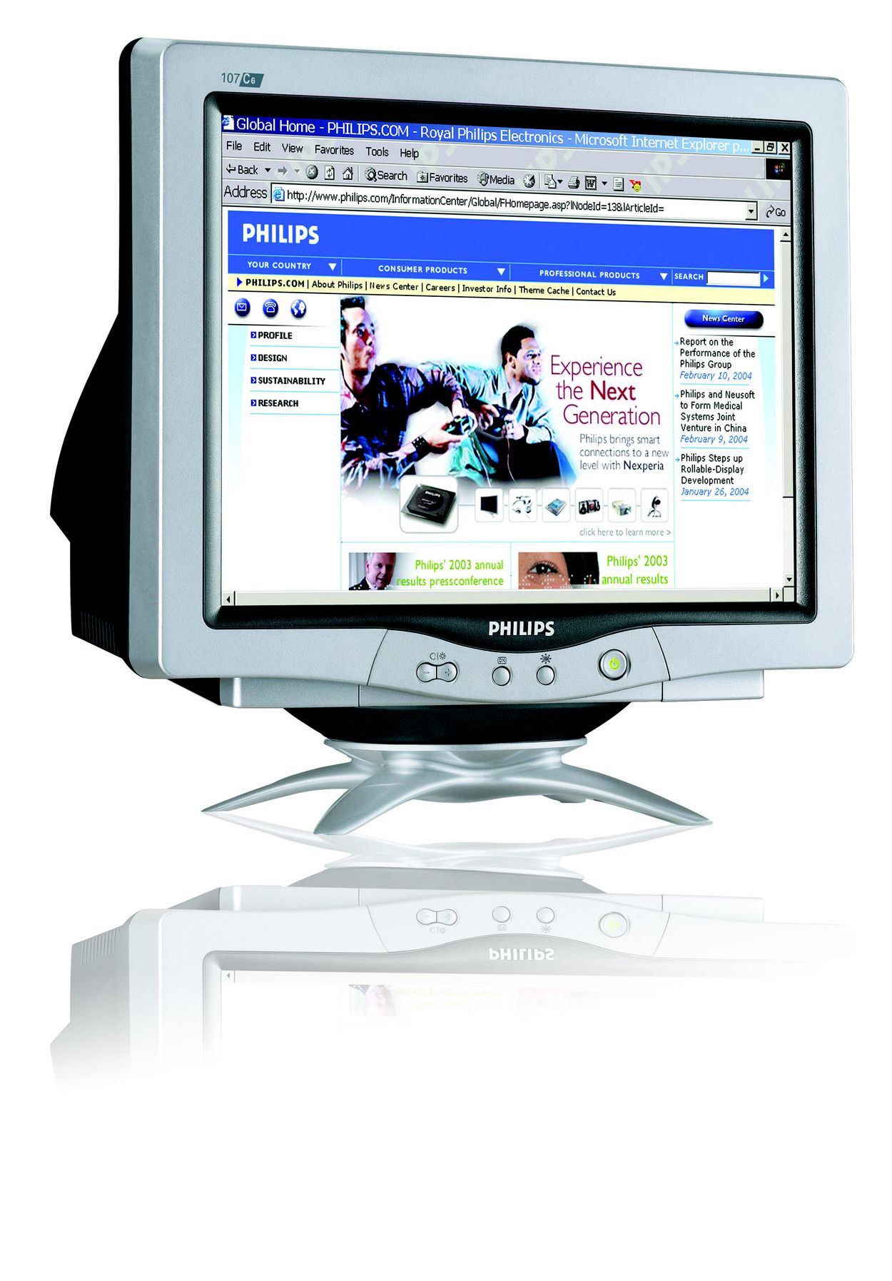 CRT monitor 107C67/42 Philips