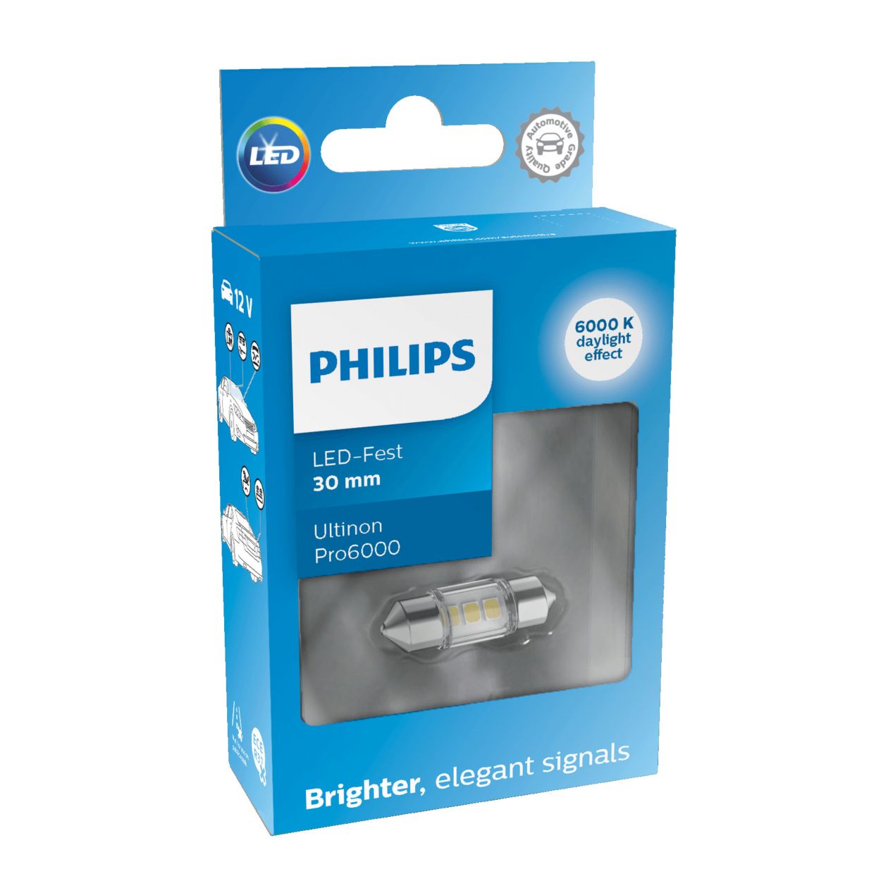 Ultinon Pro6000 SI Car signalling bulb 11860CU60X1/10 | Philips