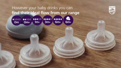 How to find the perfect flow with Philips Avent Natural response teats