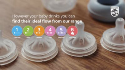 How to find the perfect flow with Philips Avent Natural response teats