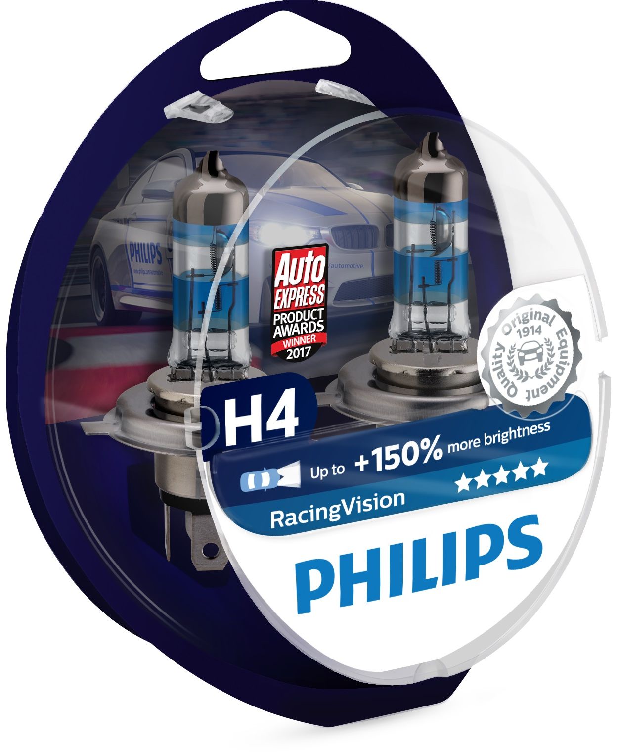 RacingVision lámpara para luces principales de coche 12342RVS2 Philips