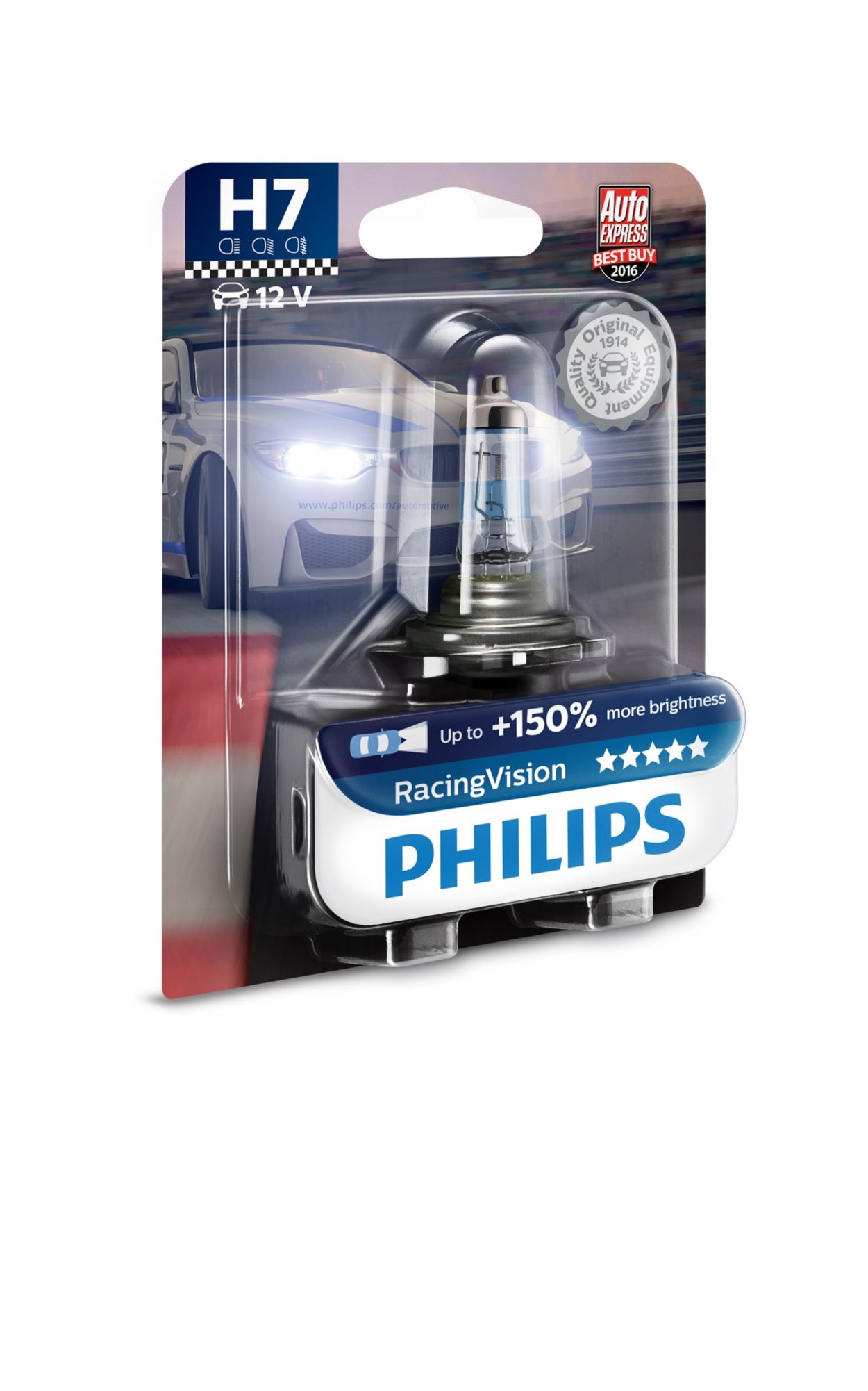 areal Sammensætning partner RacingVision car headlight bulb 12972RVB1 | Philips