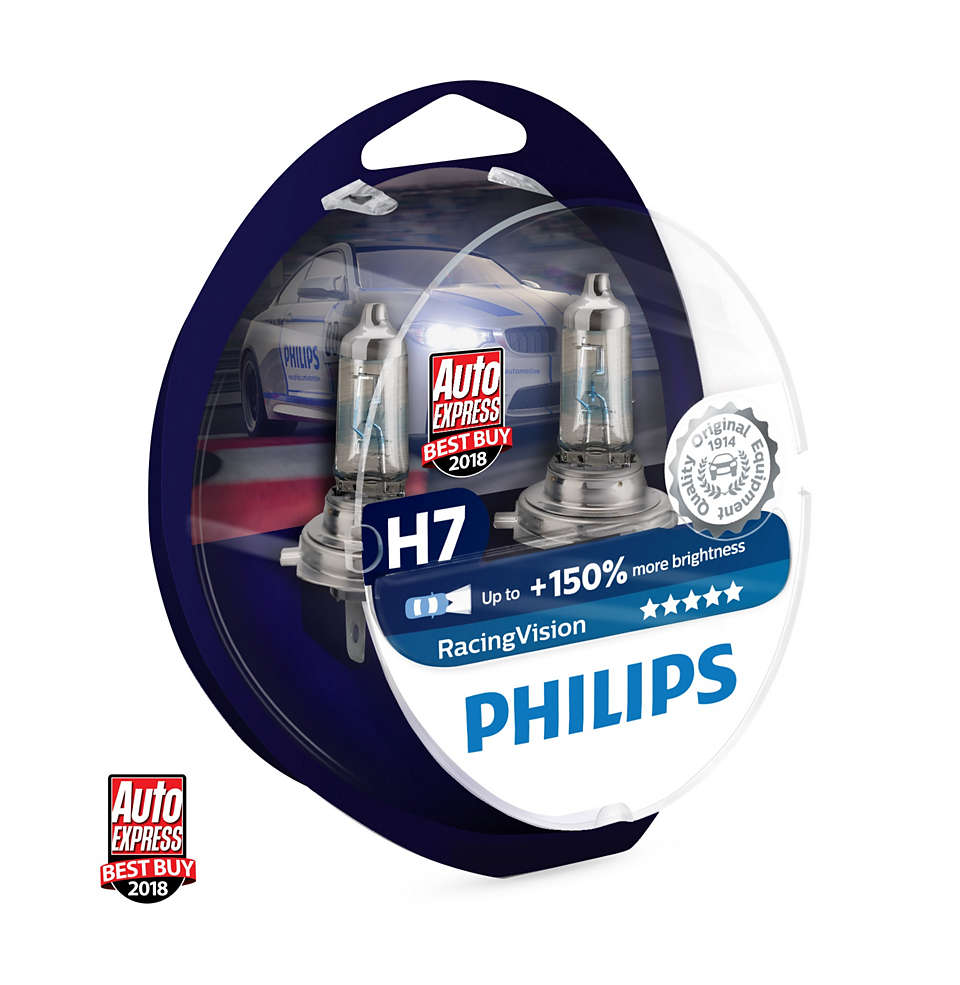 bleeding Unpacking extract RacingVision Lampe pour éclairage avant 12972RVS2 | Philips