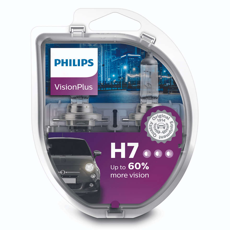 pierce beat juice VisionPlus car headlight bulb 12972VPS2 | Philips