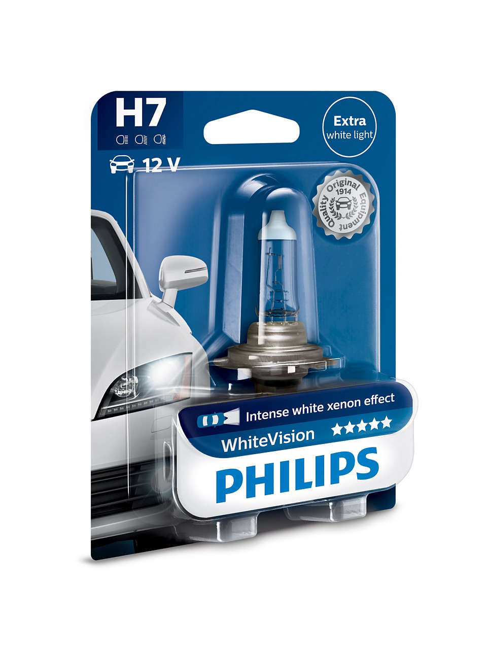 period Accustomed to capture WhiteVision car headlight bulb 12972WHVB1 | Philips