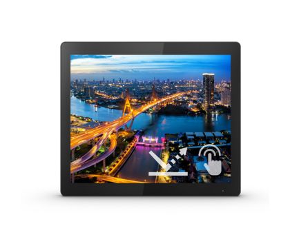 Brilliant interactive display with SmoothTouch