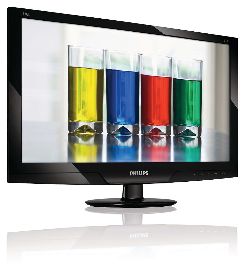 Couscous Nevertheless enclosure LED monitor with Touch Control 191EL2SB/00 | Philips