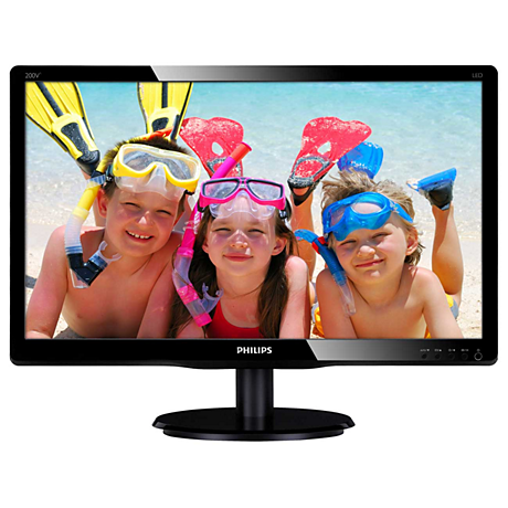 200V4QSBR/01  LCD monitor with LED backlight