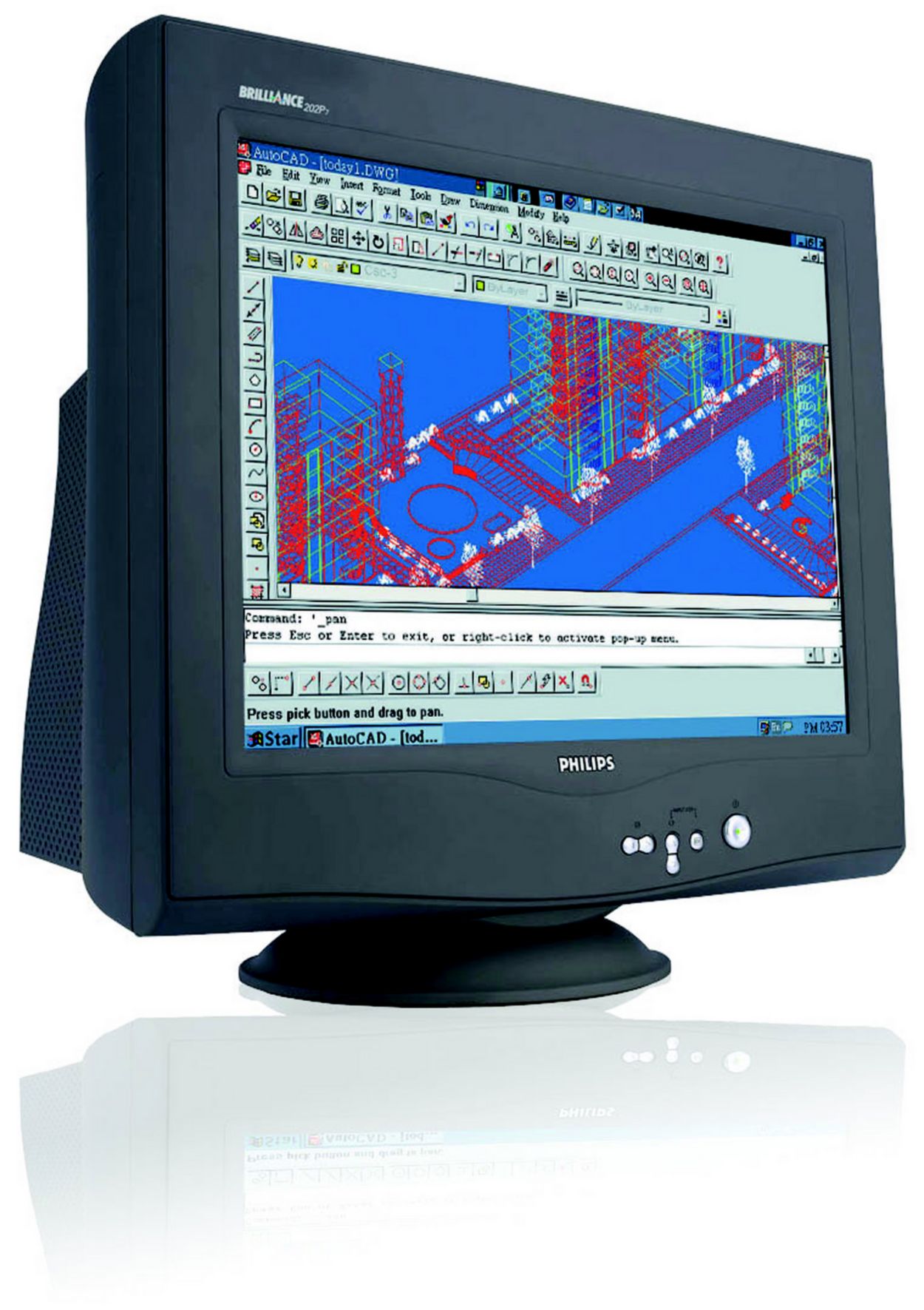 CRT monitor 202P75/97 Philips
