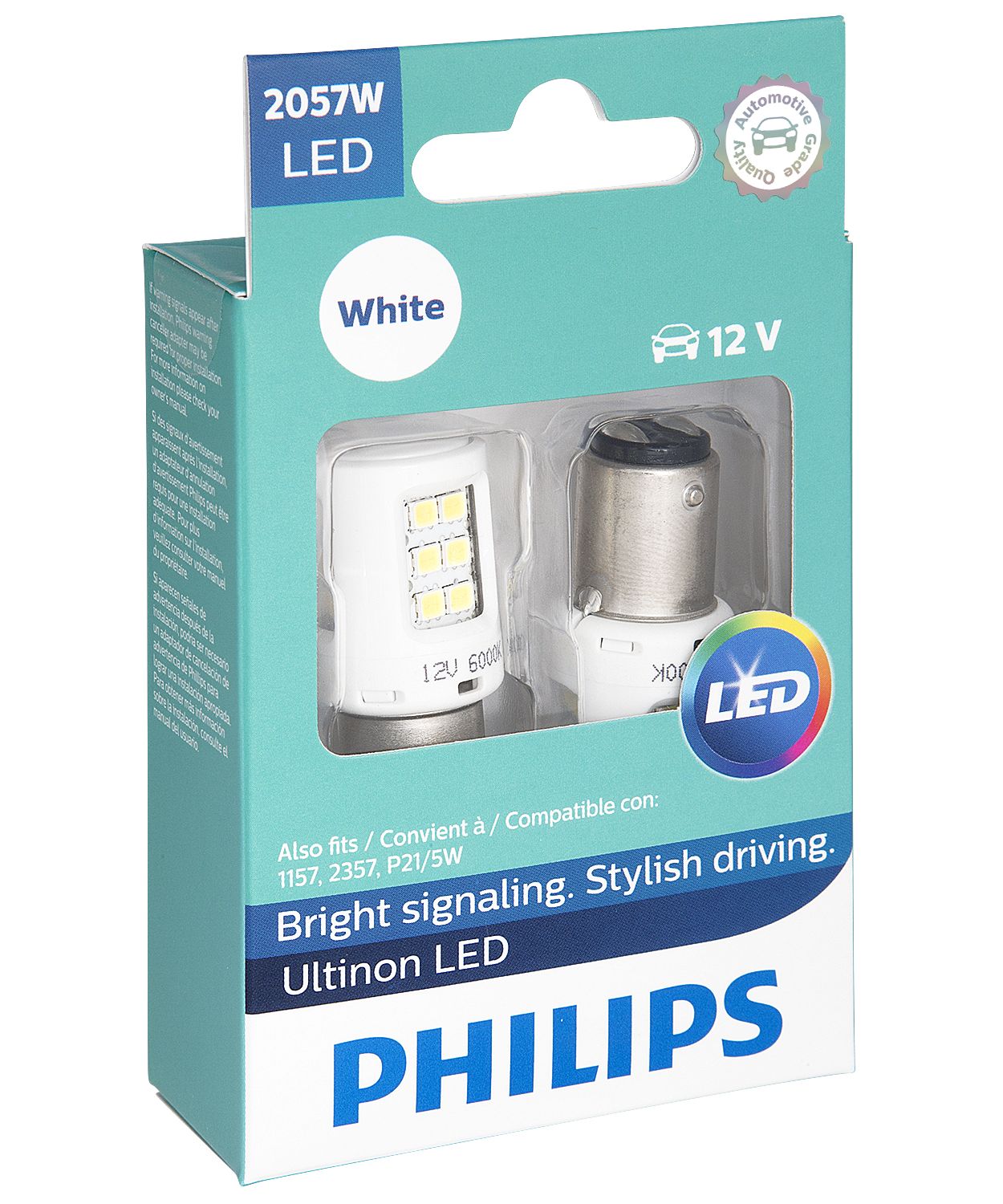 Ultinon LED Ampoule pour clignotant de voiture 2057ULWX2 Philips