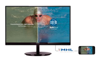 Lcd Monitor With Softblue Technology 224e5edsb 69 Philips