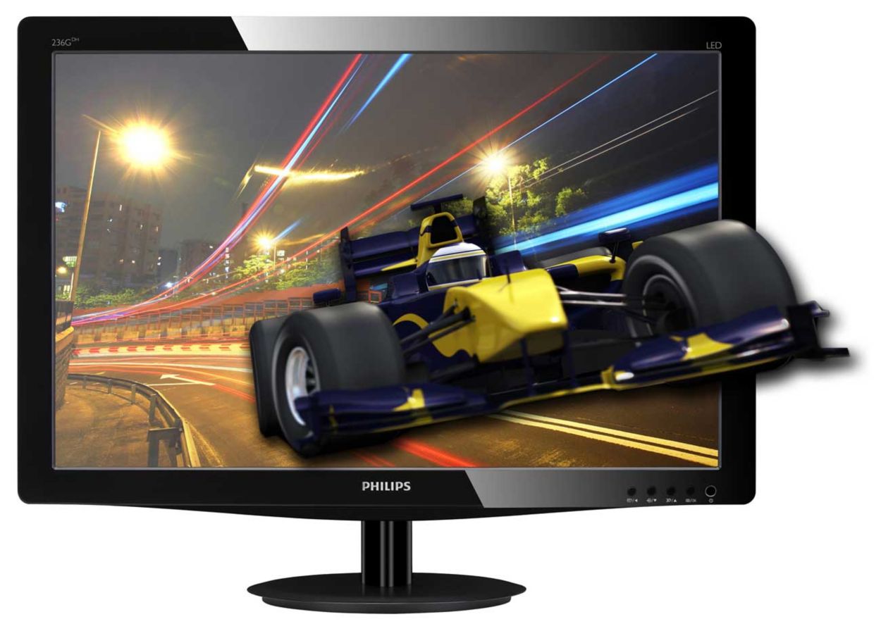 3D LCD monitor, LED backlight 236G3DHSB/97 Philips