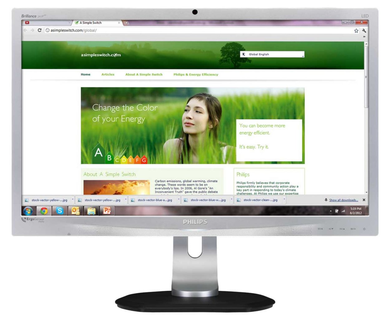AMVA LCD-monitor met LED-achtergrondverlichting 271P4QPJKEB/00