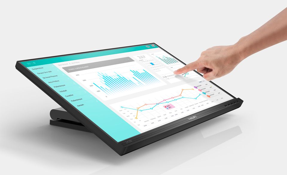 Monitor LCD monitor with SmoothTouch 242B1TC/27 | Philips