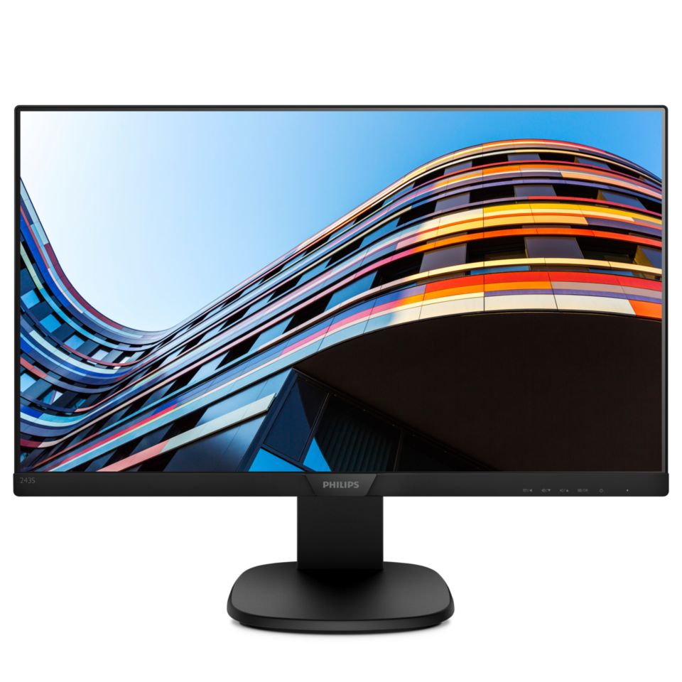 Monitor philips 60,5 cm (23,8″) 243s7ehmb 1920×1080 ips 5ms vga hdmi pivot zvočniki komponentko