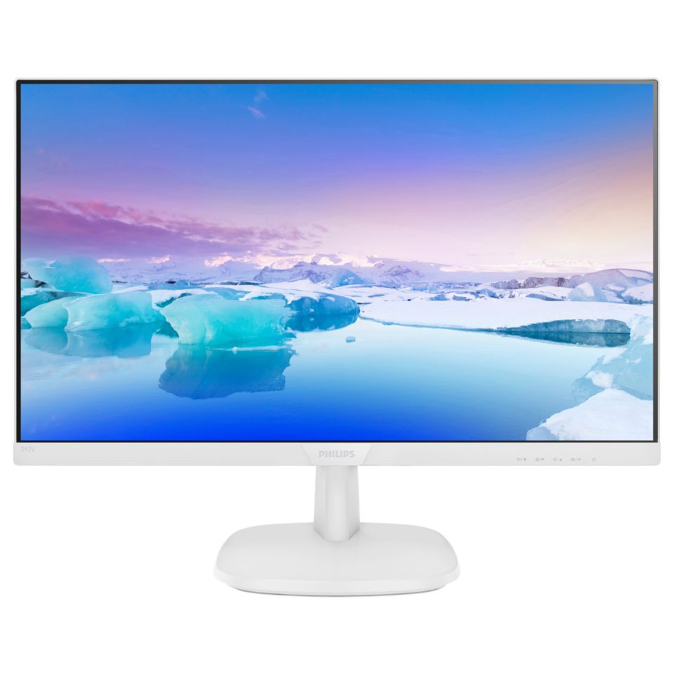 （PHILIPS）液晶ディスプレイ243V7Q、モニターアーム