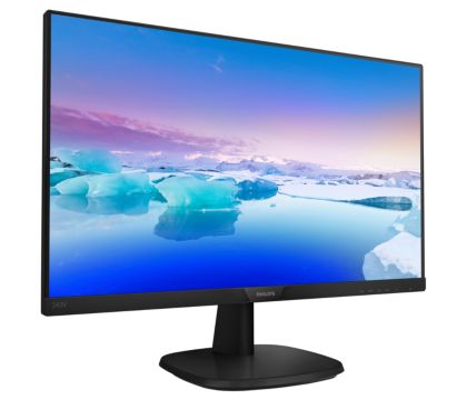 Full hd lcd monitor s tankim okvirjem philips 243v7qdsb komponentko balix anni