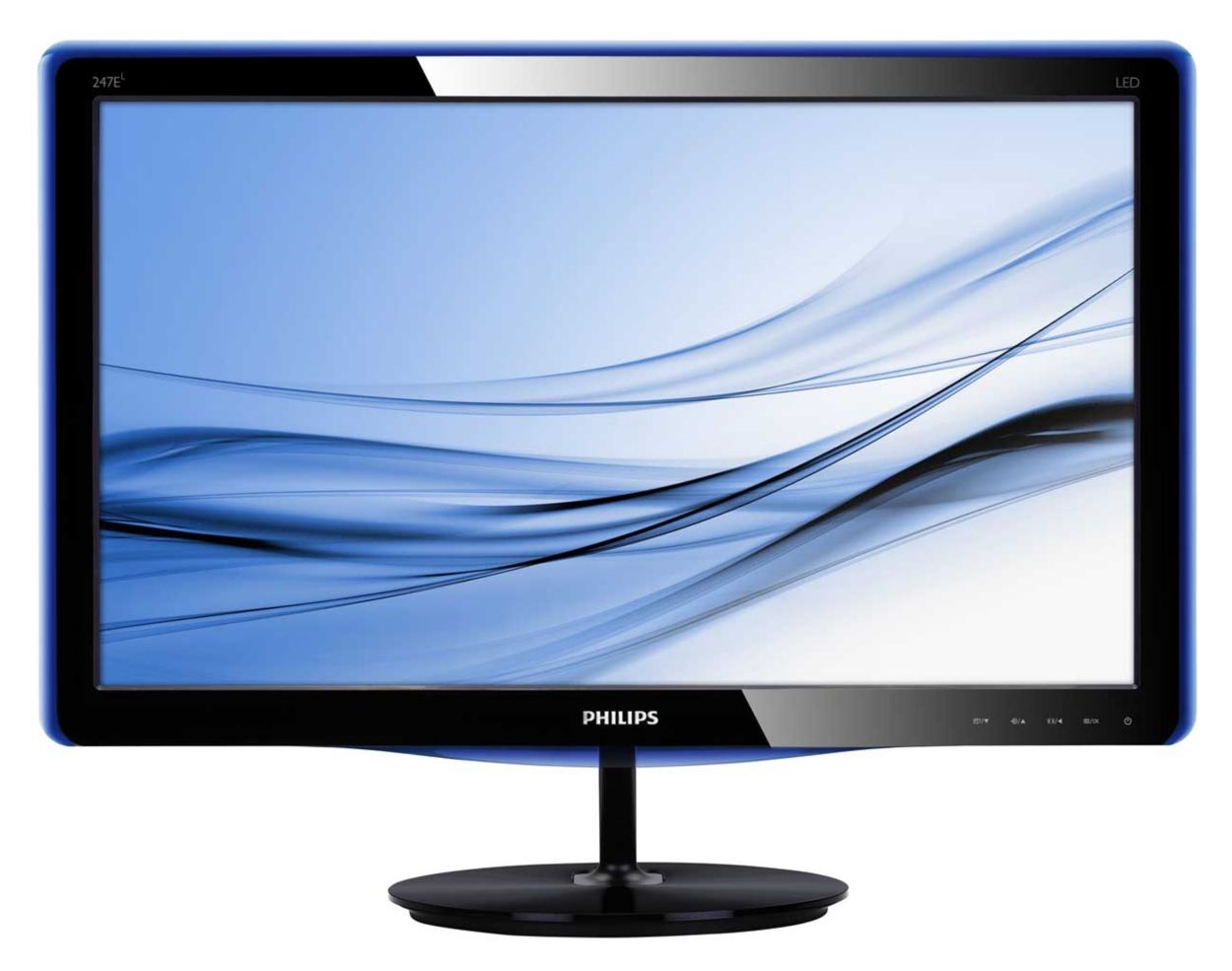 LCD monitor, LED backlight 247E3LSU2/27 Philips