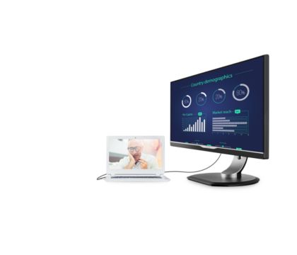 Lcd Monitor Mit Usb C Dockingstation 258b6queb 00 Philips