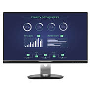 Brilliance LCD monitor with USB-C docking