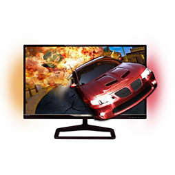 Brilliance LCD monitor with Ambiglow