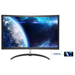 Brilliance Full HD Curved LCD monitor