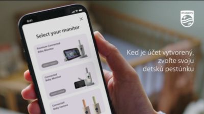 Ako pripojiť aplikáciu Baby Monitor+