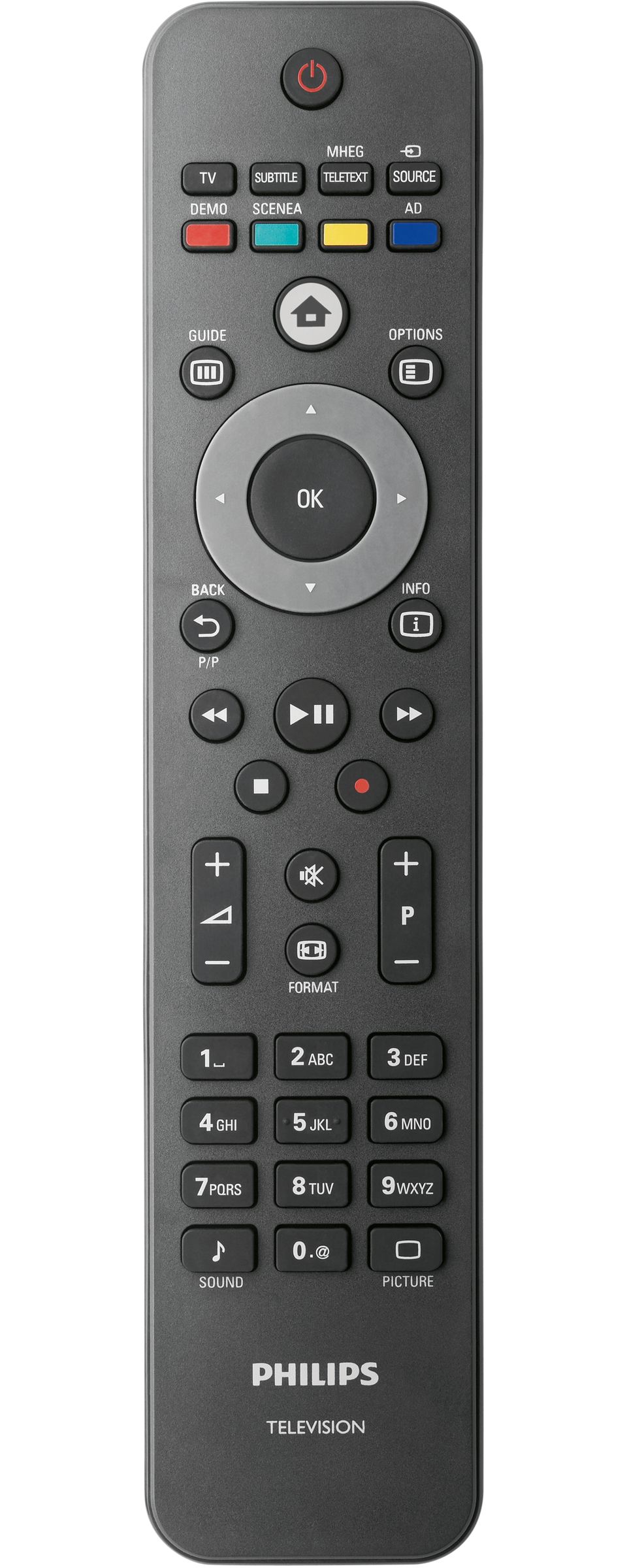 VINABTY 242254901834 Telecomando sostitutivo per Philips TV 19PFL3403 19PFL3403/10 19PFL3403D/27 19PFL3403/78 32PFL5403/12 32PFL5403S/60 32PFL5403S/60 20PFL3403 22PFL3403 26PFL3403 32PFL3403 42PFL3403
