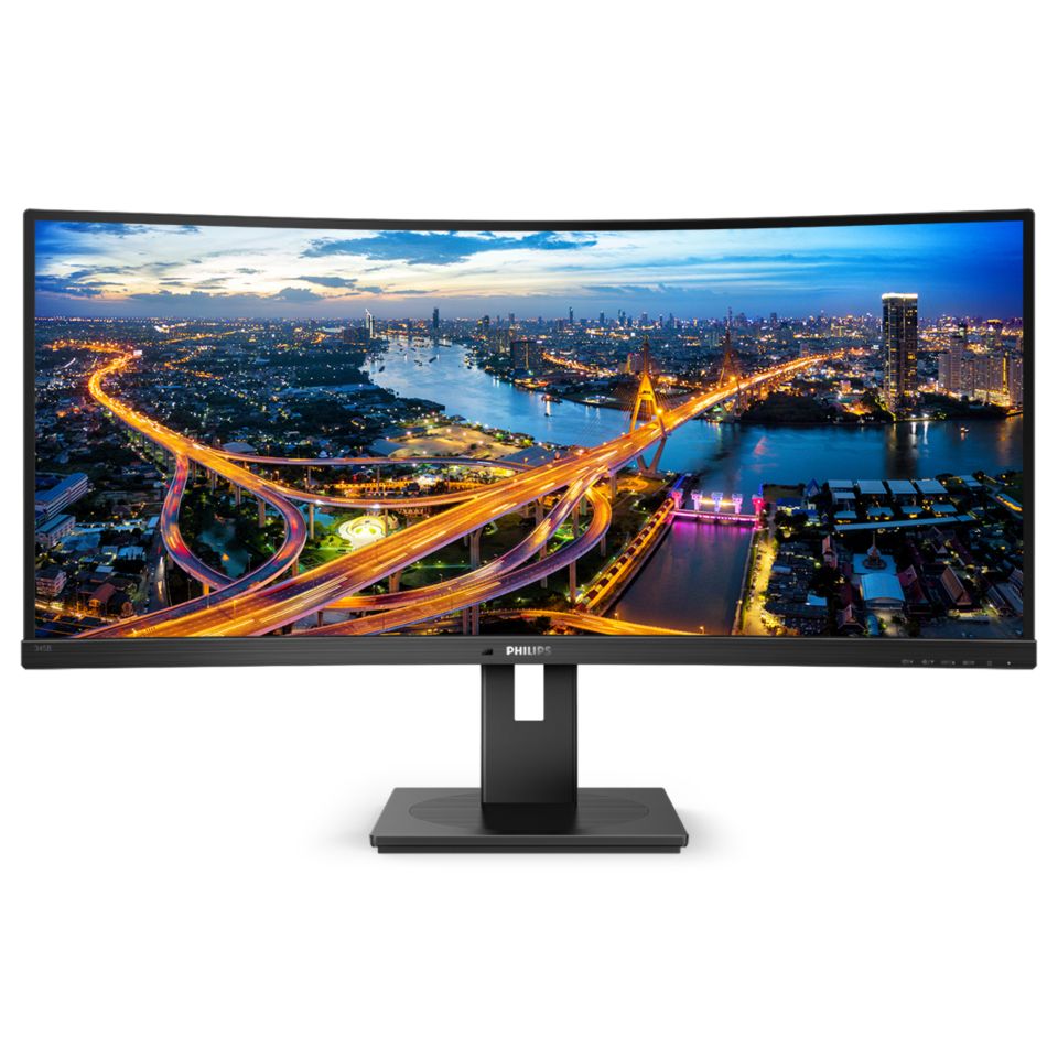 philips 345b1c qhd va curved ultrawide monitor 34 inch