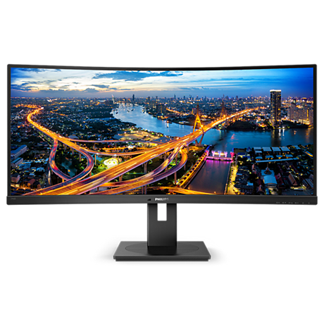346B1C/27  Curved UltraWide LCD Monitor with USB-C