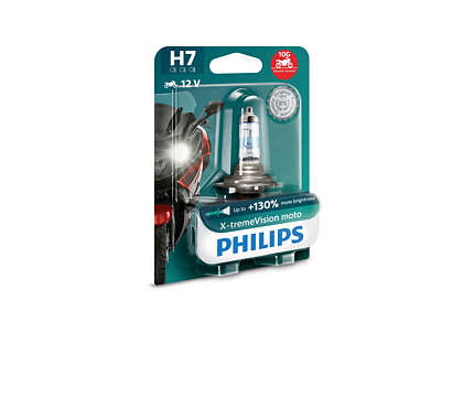 Philips 12342XV+BW X-tremeVision Moto 130% H4 lampada fari per moto 