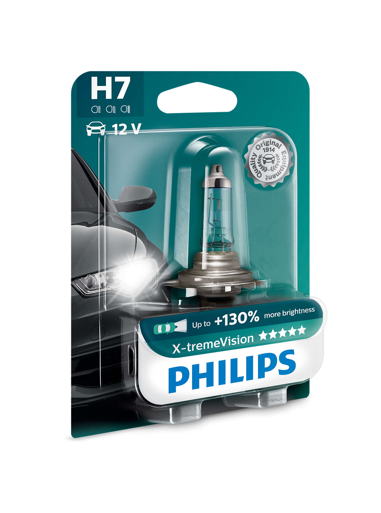 Angebot13 Glühlampe PHILIPS H7 12V 55W X-treme Vision Plus 130