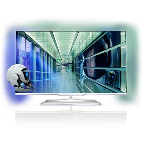 42PFL7108K/12  Ultraflacher 3D Smart LED TV