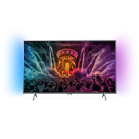 43PUS6201/12  Ultraflacher 4K Smart LED TV