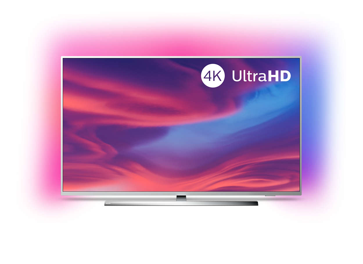 Ultraflacher 4K UHD-LED-Android-Fernseher