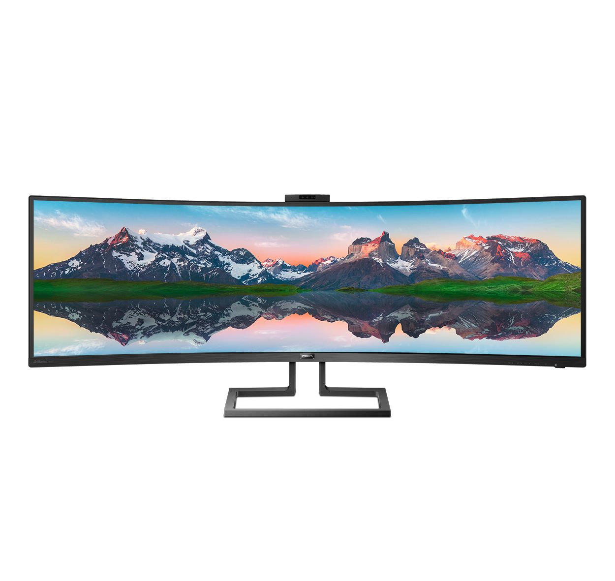 Business Monitor 32:9 SuperWide curved LCD display 499P9H/27 | Philips