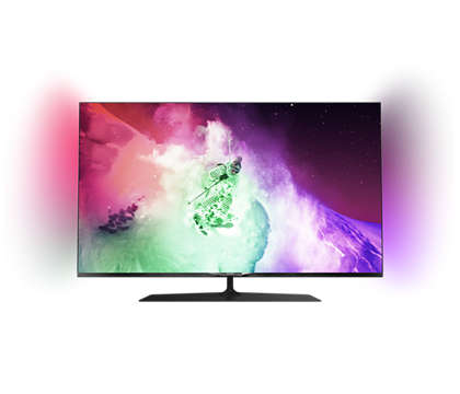 Ultraflacher 4K Ultra HD LED TV powered by Android