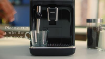 Philips Espresso 4300 Classic Milk Frother series, tutorial how to clean and maintain