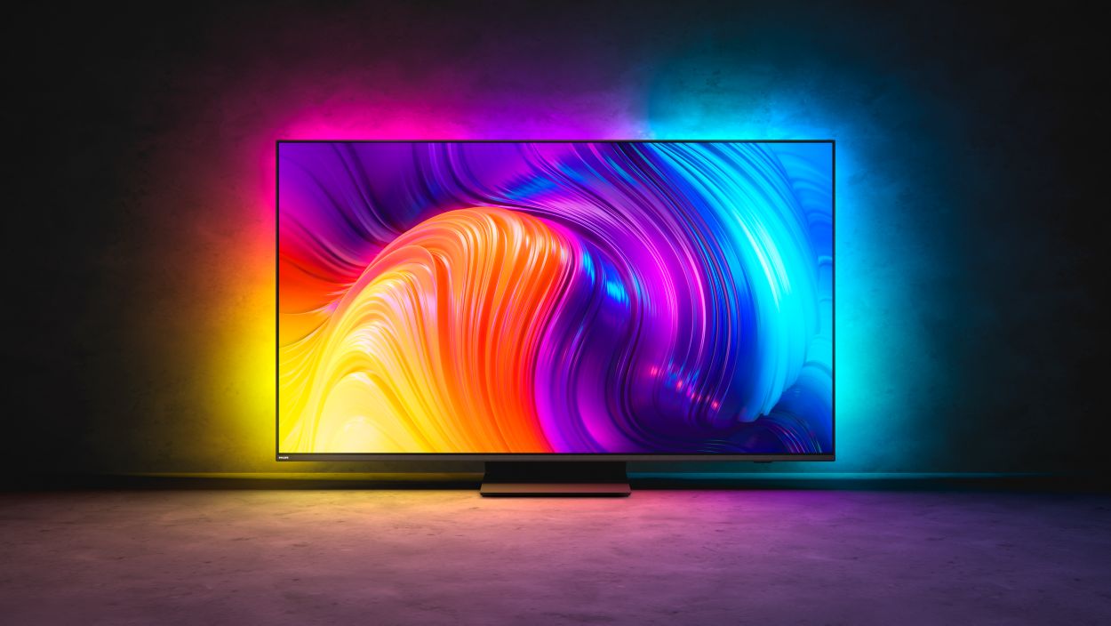 Philips uhd. Телевизор Филипс Ambilight. Philips 43hfl5114u 4k. Обои для Ambilight. Philips 49pus7100/60 один цвет Ambilight.