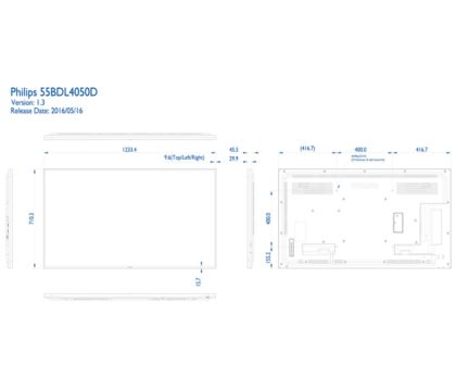D ラインディスプレイ 55BDL4050D/11 | Philips