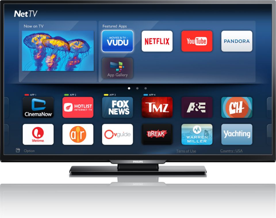 4000 series LEDLCD TV 55PFL4901/F7 Philips